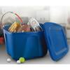 HOMZ 32 Gal. Large Storage Bin in Blue (2-Pack) 6630DWBLEC.02