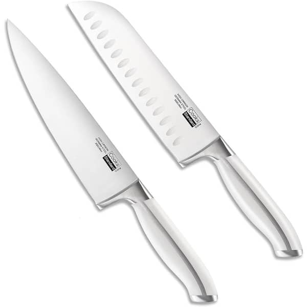  COOCRAFT 6PC Kitchen Knife Set, German Stainless Steel