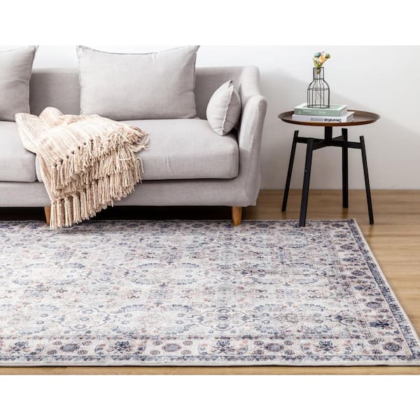 Bazaar Veran Multi 5 ft. x 7 ft. Traditional Polyester Area Rug
