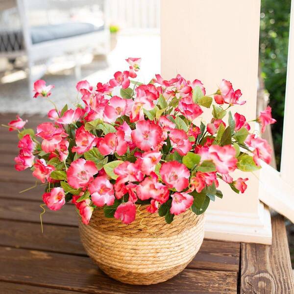 16.3 in. Pink Indoor/Outdoor Artificial Hibiscus CJCT558C3B - The