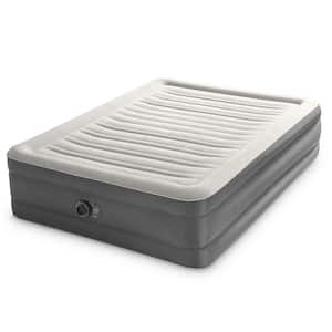 TruAire Luxury Queen Air Mattress Airbed with Lumbar Support and Built in Pump