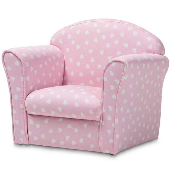 childrens armchair pink