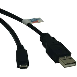 3 ft. USB 2.0 High-Speed A-Male to Micro B-Male Cable