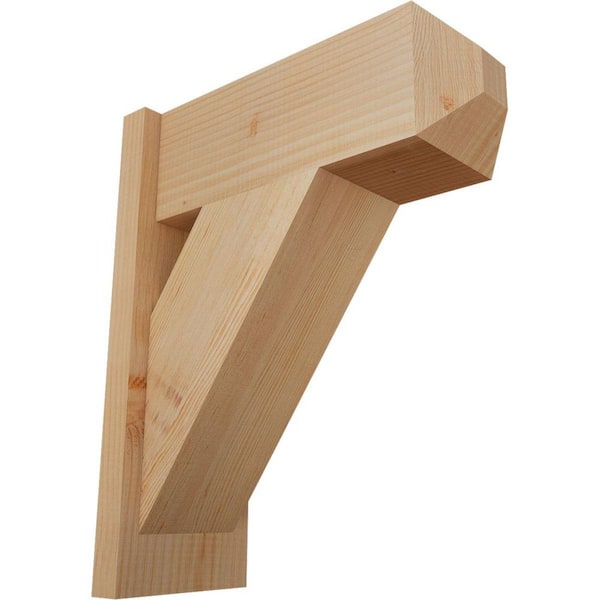 Ekena Millwork 8 in. x 22 in. x 18 in. Traditional Craftsman Smooth Douglas Fir Outlooker