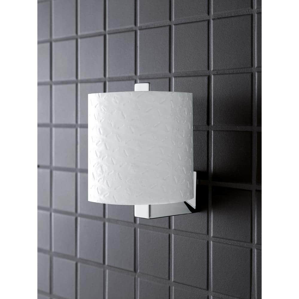 Chrome Modern Wall Mounted Spare Toilet Paper Holder