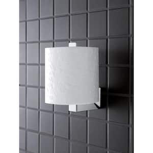 Selection Cube Wall-Mount Toilet Paper Holder in Starlight Chrome
