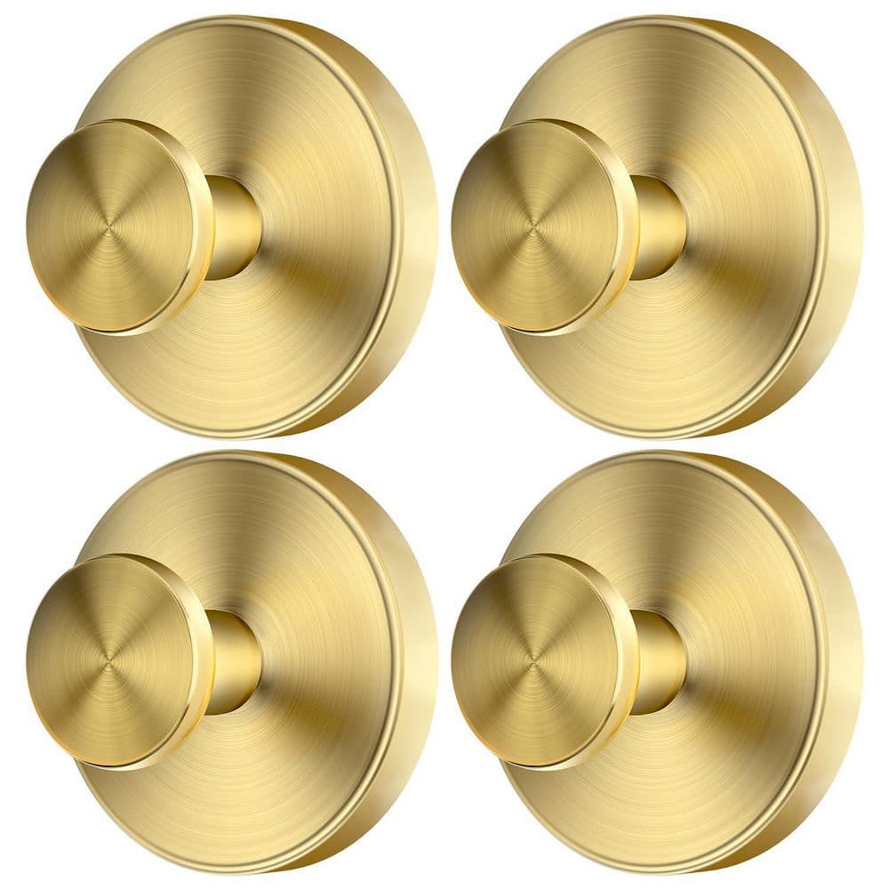 Gold Stainless Steel Suction Cup Hooks for Shower, Mirror, Wall, Bathroom, Glass, Hanging Towels, 4 Pack price history on PriceWatchPro