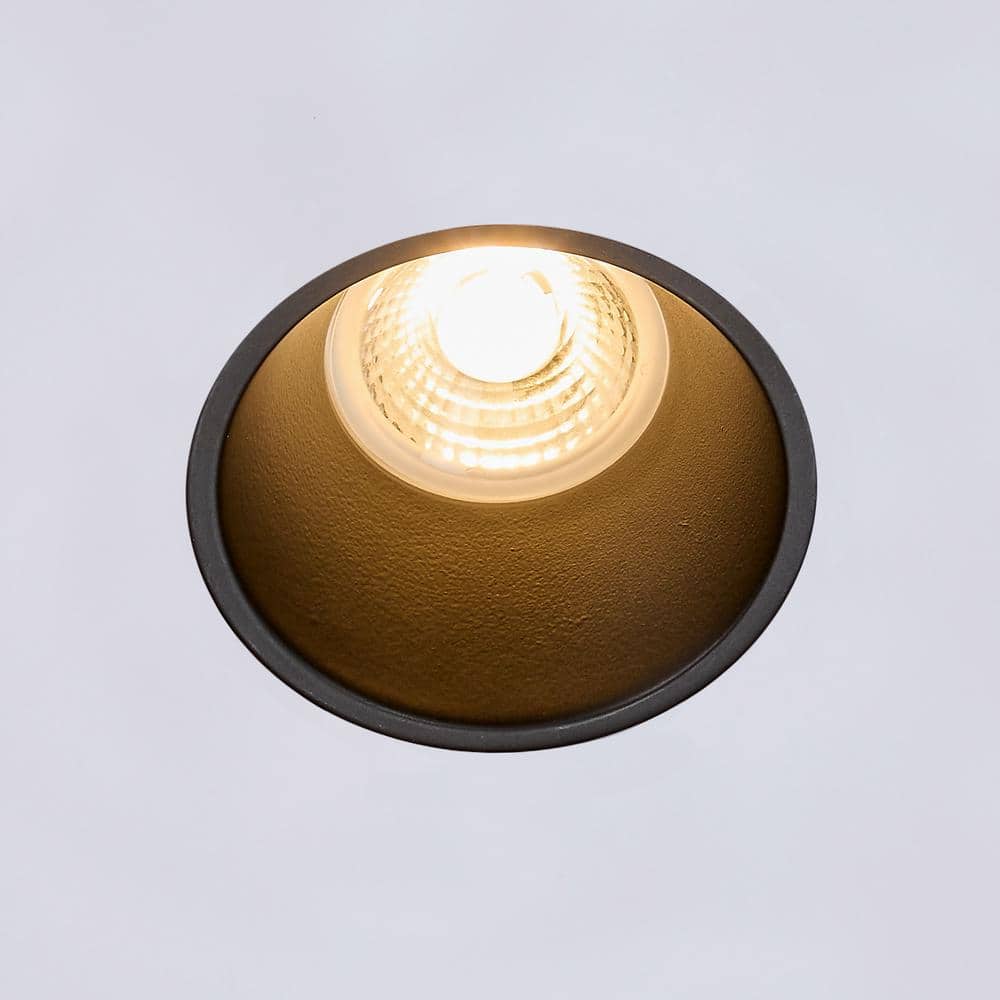 2-Inch Black Aluminum Trimless Recessed LED Downlight