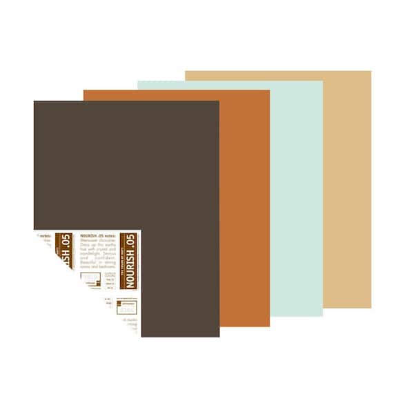 YOLO Colorhouse 12 in. x 16 in. New Nostalgia Trend Palette Pre-Painted Big Chip Sample (4-Pack)-DISCONTINUED