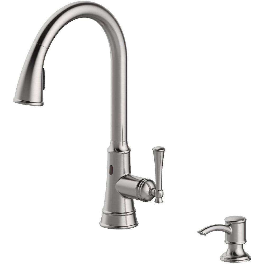 Oswell Pulldown 2 Handle Bridge Pull Down Kitchen Faucet 5. 80in. in Matte Black with 180° swivel price history on PriceWatchPro