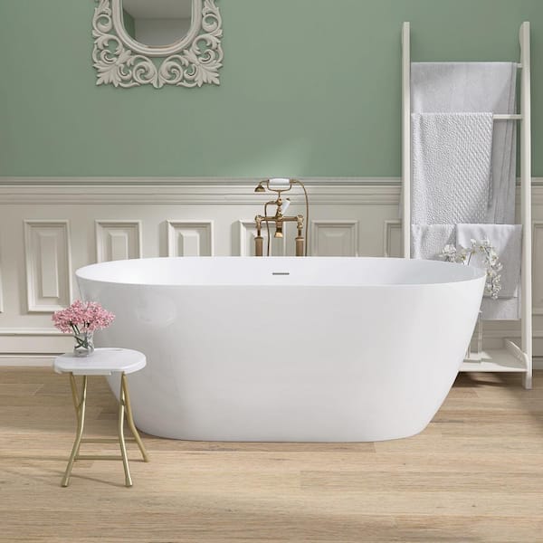 Getpro 51 x Acrylic Free Standing Flat Bottom Bath