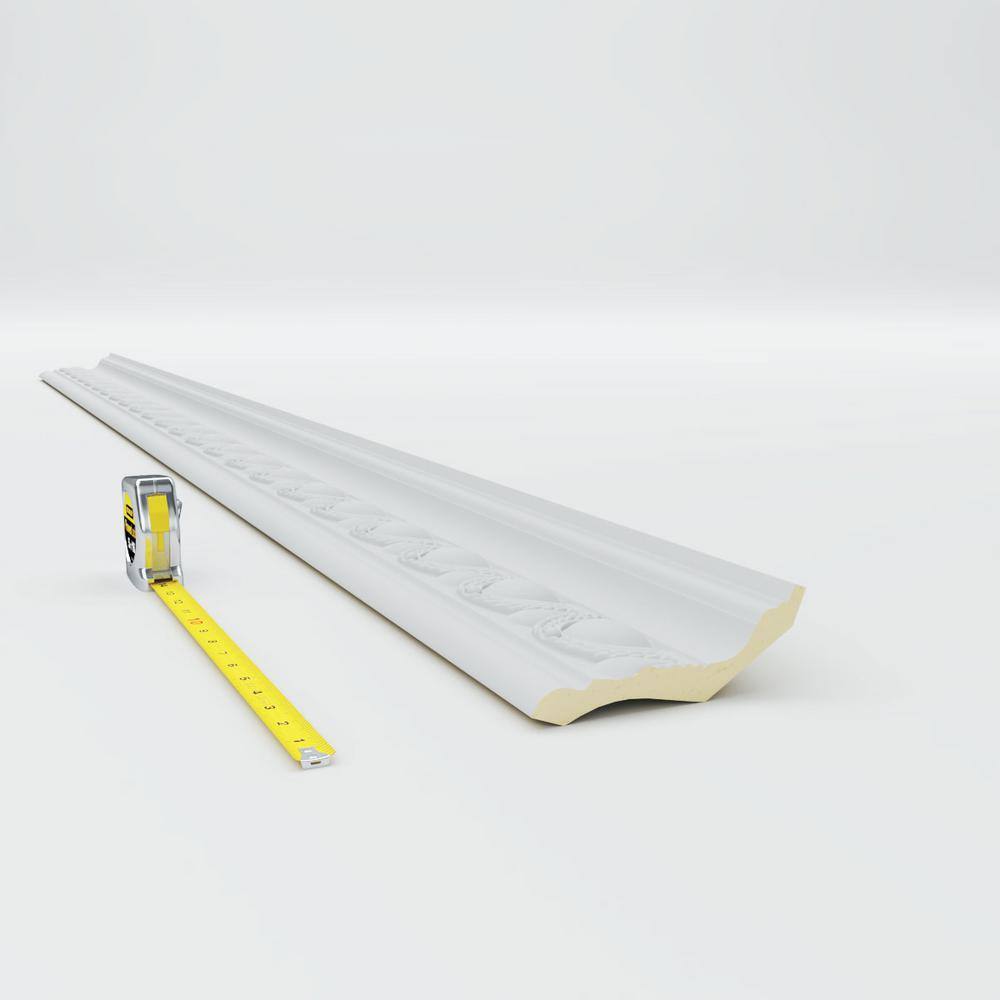 Federal Egg and Dart Primed Polyurethane Crown Moulding
