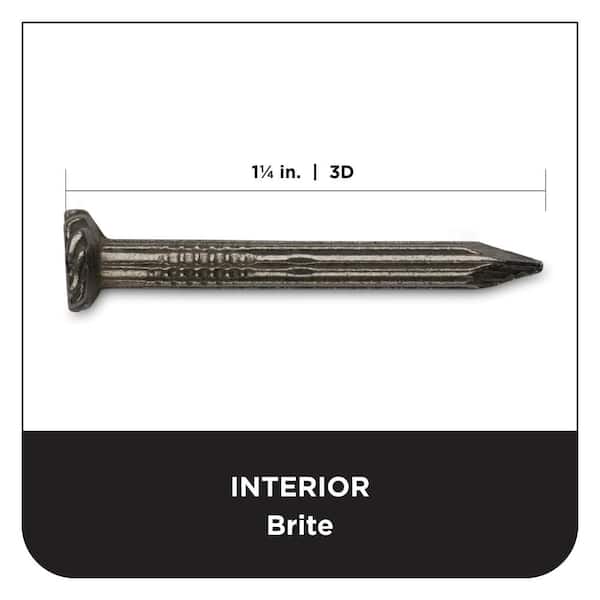 Pro-Fit 3D 1-1/4 in. Common Hot-Dipped Galvanized Steel Nail 1 lb Pro-Fit 3D 1-1/4 in. Common Hot-Dipped Galvanized Steel Nail 1 lb