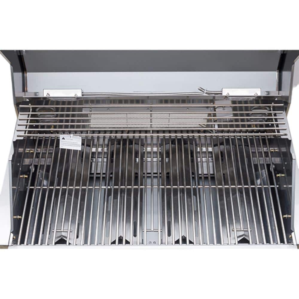 31" Stainless Steel Built-In Natural Gas Grill with Infrared Rotisserie and Side Burner