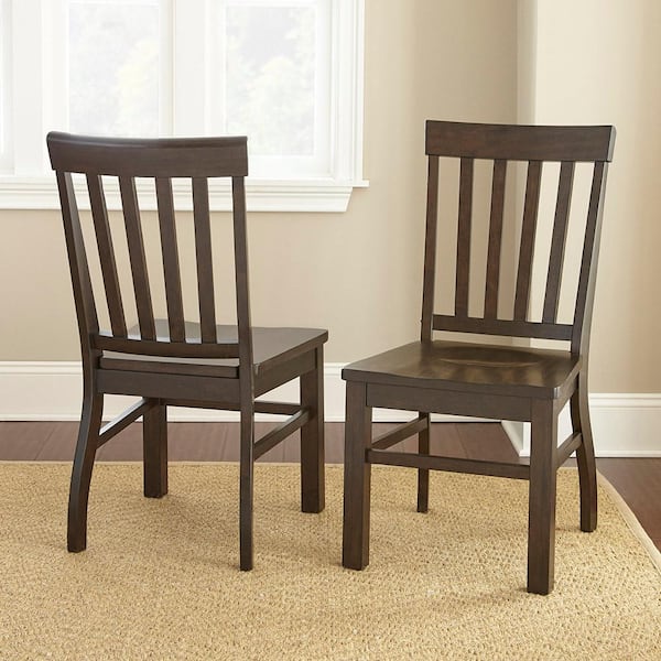 Cayla Dark Oak Side Chair (Set of 2)