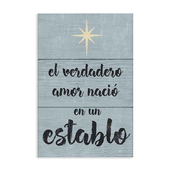 Stupell Industries True Love in a Stable by Lil' Rue Gallery Wrapped Unframed Abstract Graphic Art Print 30 in. x 20 in.