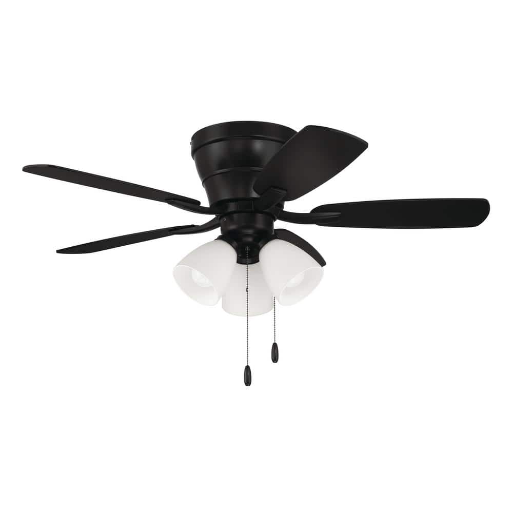 Wheeler 3-Light 42 in. Indoor Flat Black Finish Ceiling Fan with LED Bulbs Included price history on PriceWatchPro
