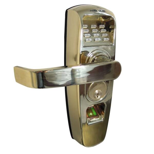 Actuator Systems ReliTouch Polished Brass Handle Lock