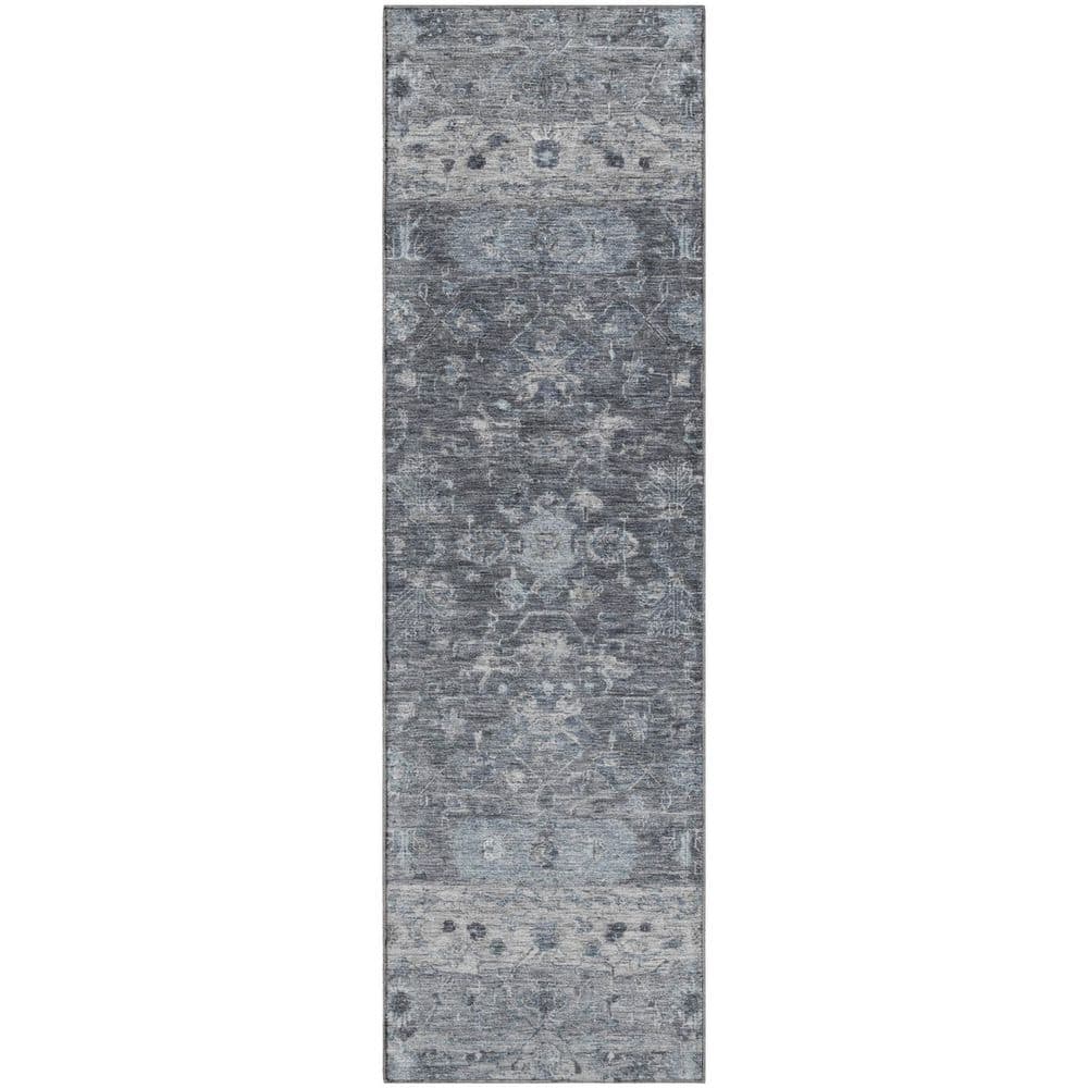 Addison Rugs Mayfield Premium Machine Washable Abstract AMF2323 Gray 2 ...