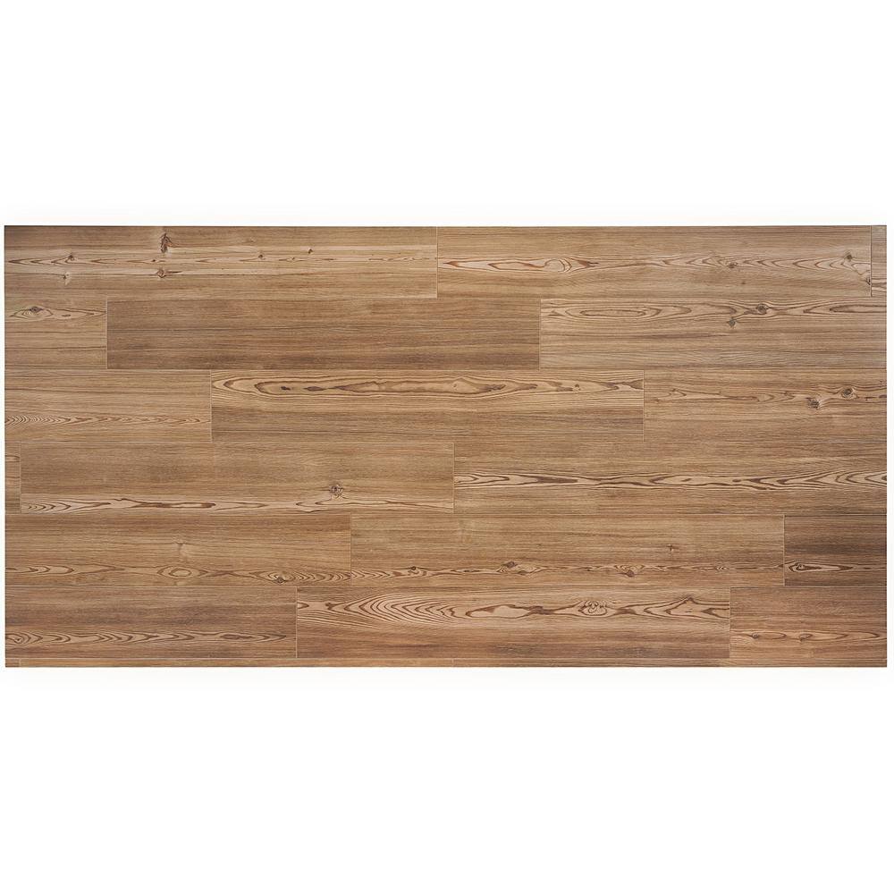 Teakwood 8" x 48" Matte Brown Porcelain Tile