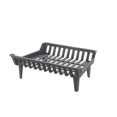 20 in. Cast Iron Heavy-Duty Fireplace Grate with 4 in. Clearance