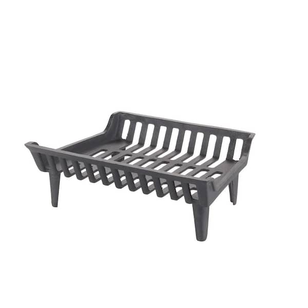 Liberty Foundry 20 in. Cast Iron Heavy-Duty Fireplace Grate with 4 in. Clearance