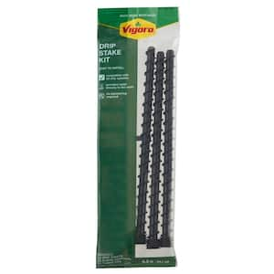 Drip Irrigation Stake Kit (3-Stakes - 2-Tees - 3-Elbows)