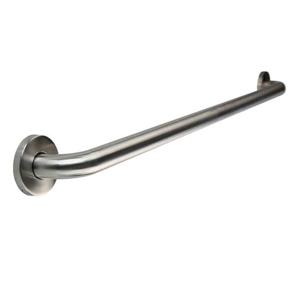 Glacier Bay 42 in. x 1-1/4 in. Concealed Screw Grab Bar in Brushed Stainless Steel