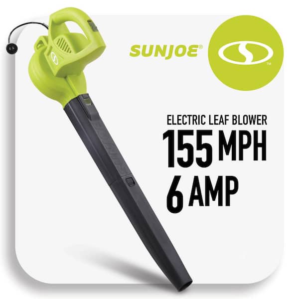 Sun Joe 155 MPH 200 CFM 6 Amp Electric Handheld Leaf Blower