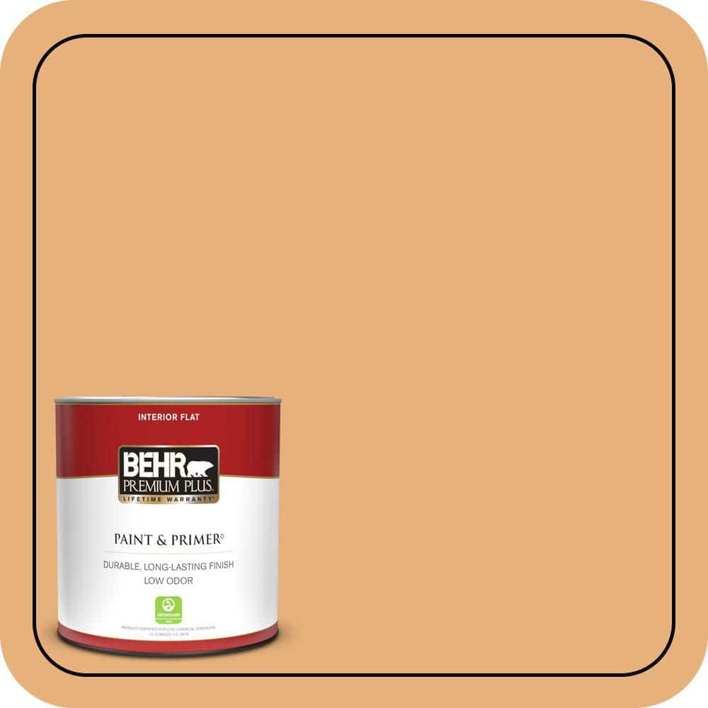 1 qt. #M240-5 Squash Bisque Flat Low Odor Interior Paint & Primer price history on PriceWatchPro