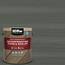 BEHR PREMIUM 5 gal. #ST-131 Pewter Semi-Transparent Waterproofing ...