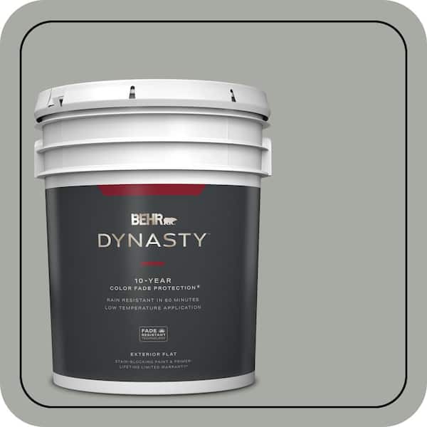 BEHR DYNASTY 5 gal. #PPU25-15 Flipper Flat Exterior Stain-Blocking Paint & Primer