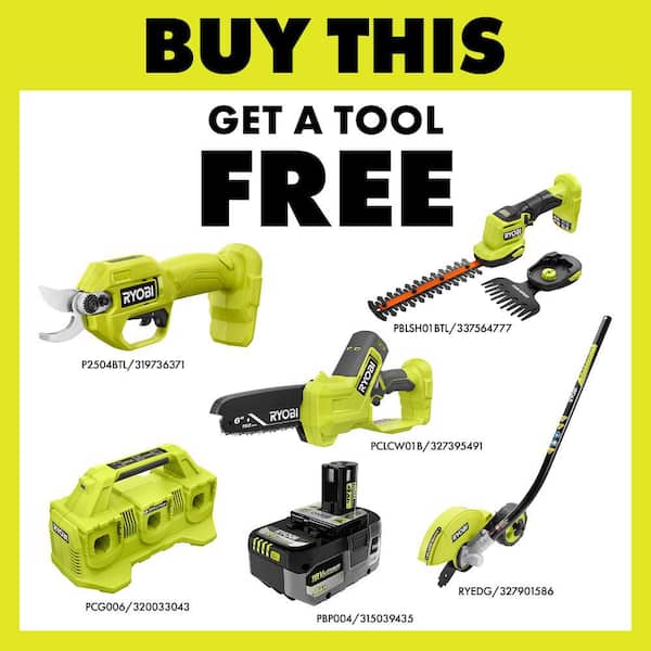 ONE+ HP 18V Brushless Cordless 15" String Trimmer & 130 MPH 510 CFM Blower Combo Kit w/ (2) 4.0 Ah Batteries & Charger