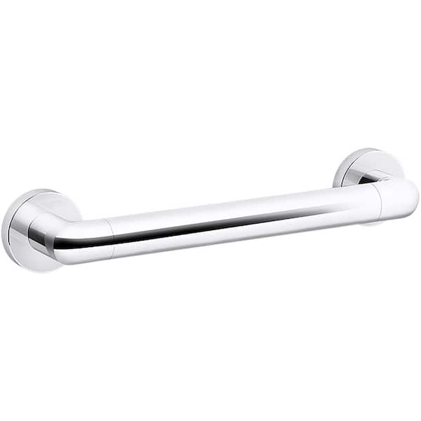 Kumin 12 in. Grab Bar in Polished Chrome