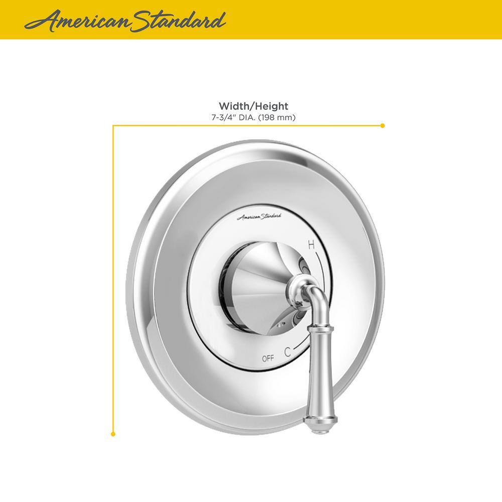 Polished Chrome Wall Mounted Tub and Shower Trim Kit