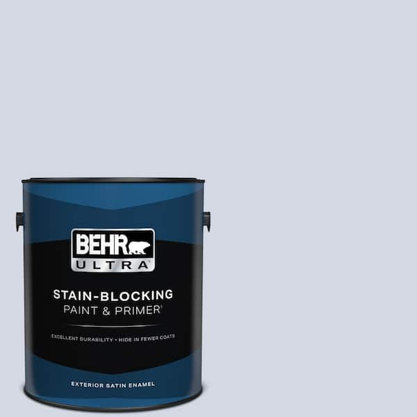 BEHR ULTRA 1 gal. #S540-1 So Blueberry Satin Enamel Exterior Paint & Primer