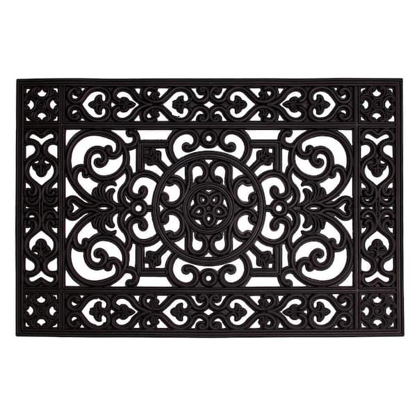 Utopia 24 in. x 36 in. Rubber Door Mat