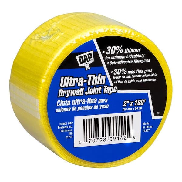 DAP 180 ft. SelfAdhesive Drywall Joint Tape 7079809142 The Home Depot