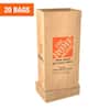 The Home Depot 30 Gal. Paper Lawn and Leaf Bags (20 Count) 30GPLLB20C
