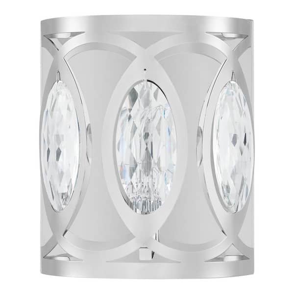 Home Decorators Collection Westchester 1-Light Chrome Wall Sconce