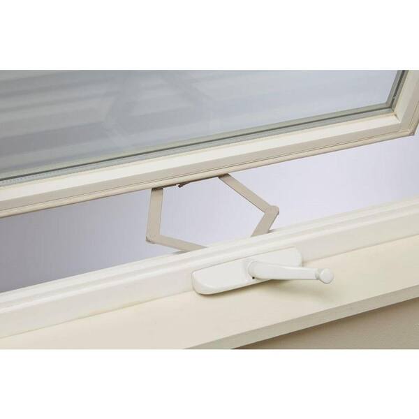 Top Hinge Bathroom House Vent Fresh Air Vinyl Awning Window Venting 32 x 24 in 