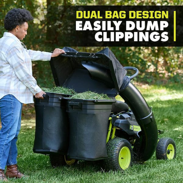 RYOBI Bagger for RYOBI 30 in. Riding Lawn Mower ACRM008 - The Home