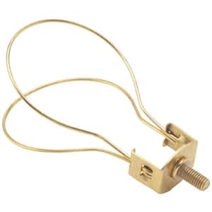 Brass Finish Clip-On Lamp Adapter