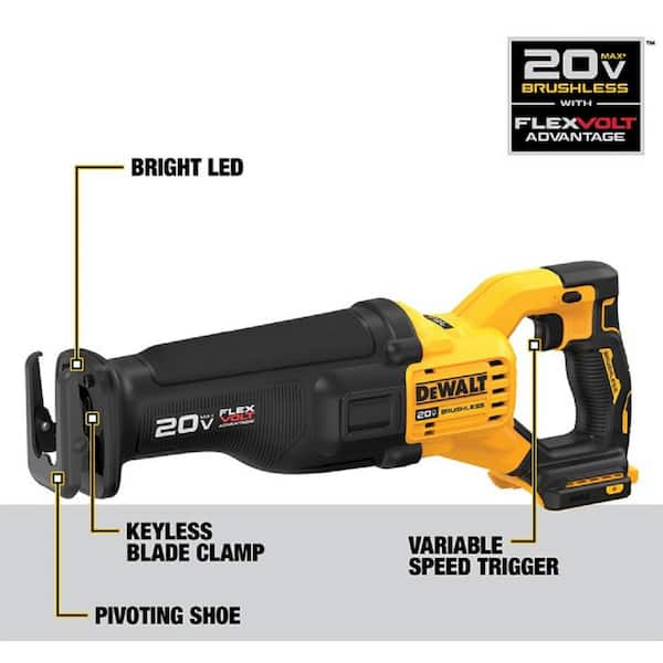 DEWALT 20V 60V MAX Lithium Ion Cordless Combo Kit 20V Brushless