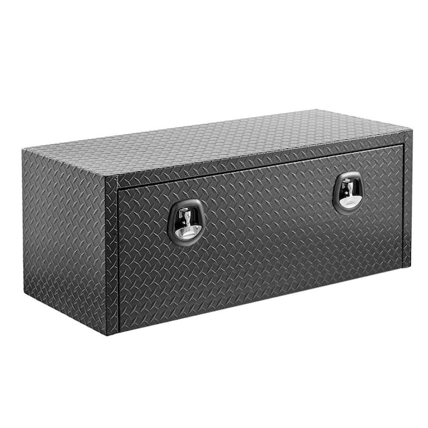 18 x 48 x 18 in. Underbody Truck Tool Box, Outdoor Storage Cabinet with Lock & Keys for Flatbeds Trailers, Dump Trucks