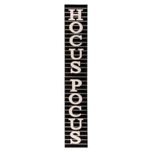 60 in. H Halloween Wooden Hocus Pocus Standing Porch Sign or Hanging Decor (KD, 2-Function)