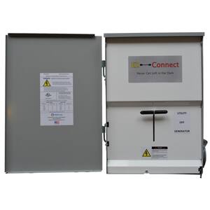 Ez Connect Manual Transfer Switch With 50 Amp Inlet For Generator Connection Ezc R 50 The Home Depot