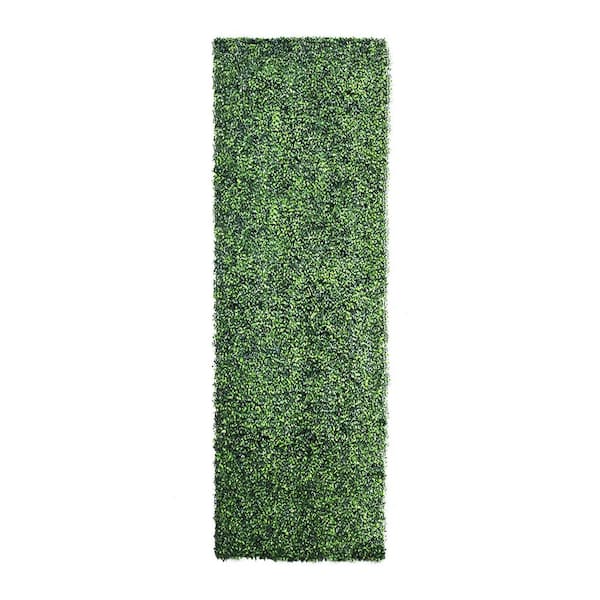 Ejoy 40 in. x 120 in. Artificial Light Green Boxwood Roll Panels UV Protected for Outdoor Use