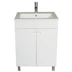 walsport 24 in. W x 18 in. D x 33 in. H Single Sink Bath Vanity in ...