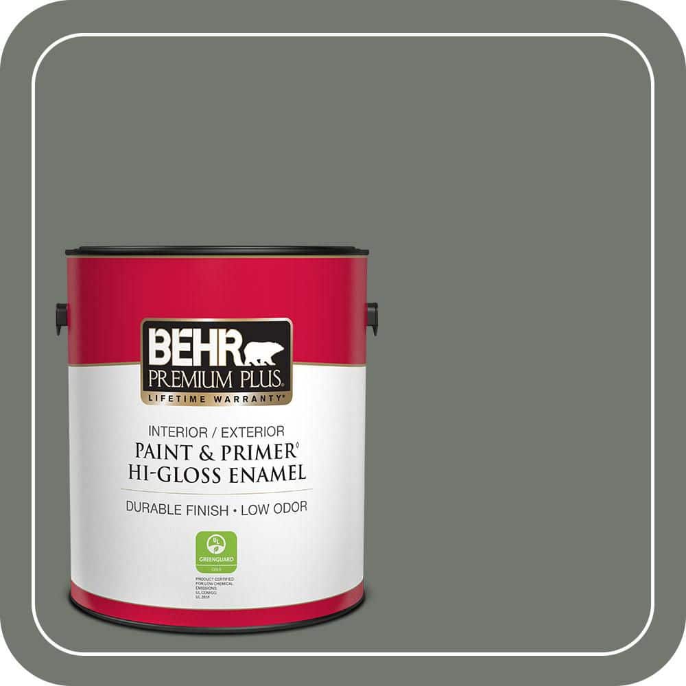 1 gal. #T17-13 In the Woods Hi-Gloss Enamel Interior/Exterior Paint & Primer price history on PriceWatchPro